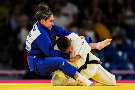 María Manzanero en los octavos de final mujeres -57 KG J1