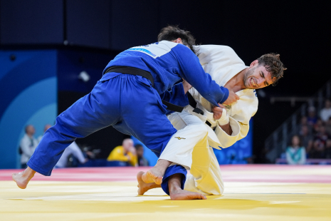 Sergio Ibáñez en los octavos de final hombres - 73 KG J2