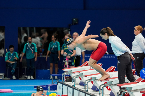 El equipo español de natación participa en una última final