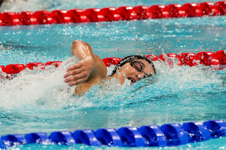 María Delgado Nadal en las series mujeres 100M estilo libre - S12