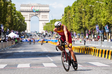 Álex Sánchez en triatlón 