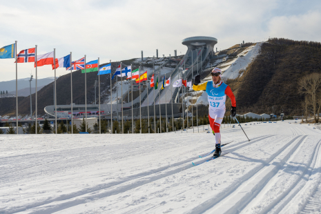 Pol Makuri entrenando en el Centro de Biatlón de Zhangjiakou JJPP Pekín 2022 © Oliver Kremer 2022 - http://sports.pixolli.com