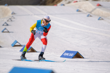 Pol Makuri entrenando en el Centro de Biatlón de Zhangjiakou JJPP Pekín 2022 © Oliver Kremer 2022 - http://sports.pixolli.com