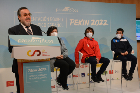 Miguel Carballeda presenta al Equipo Paralímpico Español para Pekín 2022
