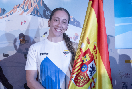 Audrey Pascual elegida como abanderada para Milán Cortina 2026