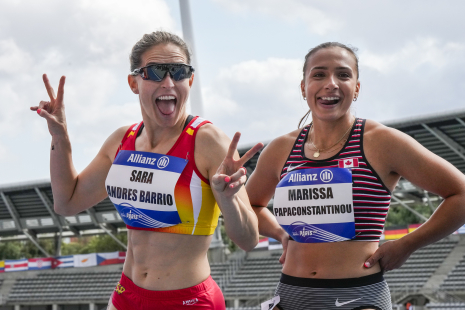 Sara Andrés semifinal 100 m. T64