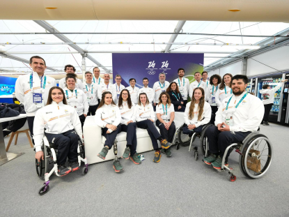 Visita autoridades Equipo Paralímpicos Español en Milán Cortina 2026