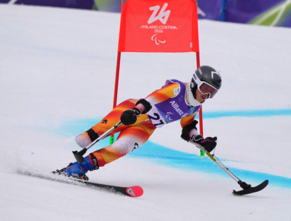 María Martín-Granizo 1ª manga slalom gigante Milán Cortina 2026
