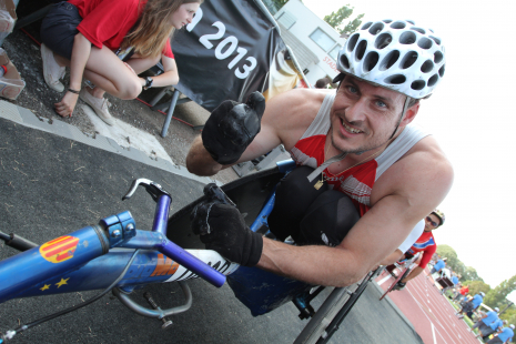 Roger Puigbó, en el Mundial de Lyon 2013.