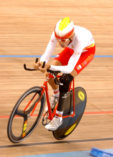 Roberto Alcaide, en los Juegos Paralímpicos de Atenas 2004.