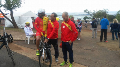 Juanjo Méndez, en la Copa del Mundo de Sudáfrica en 2015.