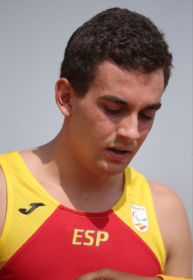 Gerard Descarrega participó en la prueba de 200 metros T11 en el Mundial de Atletismo Doha 2015.