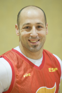 David Mouriz, durante una concentración y entrenamiento con la selección española de baloncesto en silla.