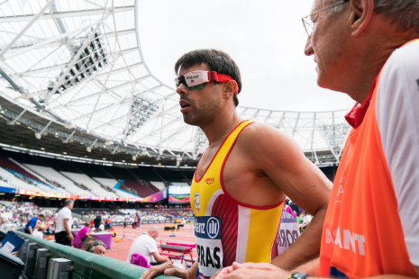 Xavi Porras participó en salto de longitud en el Campeonato del Mundo de Atletismo Paralímpico de Londres.