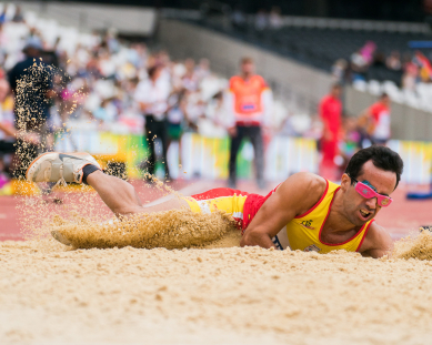 Martín Parejo participa en salto de longitud en el Campeonato del Mundo de Atletismo Paralímpico de Londres.