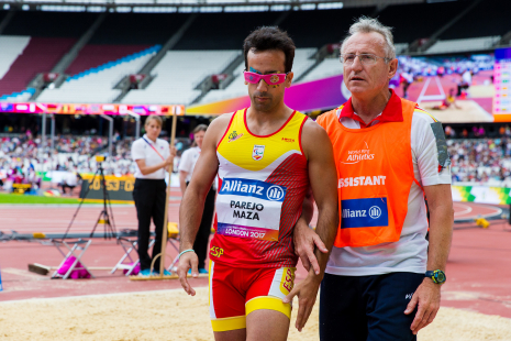 Martín Parejo participa en salto de longitud en el Campeonato del Mundo de Atletismo Paralímpico de Londres.