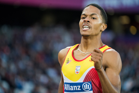 Deliber Rodriguez, medalla de plata en los 800 metros T20 en el Mundial de Atletismo Paralímpico Londres 2017.