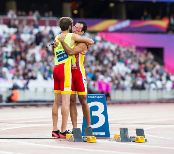 Relevo 4x100 T11-T13 Campeonato del Mundo de Atletismo Paralímpico Londres 2017