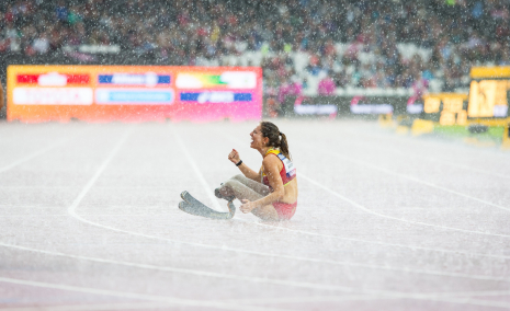 Sara Andrés gana la medalla de bronce en los 200 metros T44 en el Campeonato del Mundo de Atletismo Paralímpico Londres 2017.