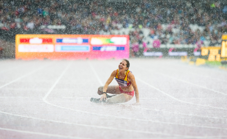 Sara Andrés gana la medalla de bronce en los 200 metros T44 en el Campeonato del Mundo de Atletismo Paralímpico Londres 2017.