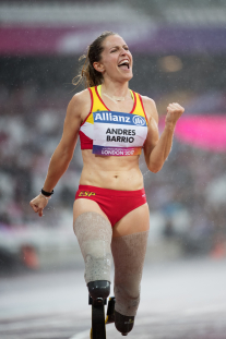 Sara Andrés gana la medalla de bronce en los 200 metros T44 en el Campeonato del Mundo de Atletismo Paralímpico Londres 2017.