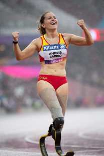 Sara Andrés gana la medalla de bronce en los 200 metros T44 en el Campeonato del Mundo de Atletismo Paralímpico Londres 2017.
