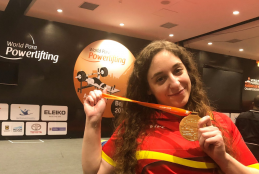 Loida Zabala, con la medalla de oro en el Open de las Américas