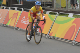 Eduardo Santas, durante su participación en Río 2016