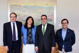 Mariano Soriano, María José Rienda, Miguel Carballeda y Alberto Jofre.