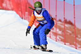 Astrid Fina, durante una prueba en La Molina