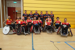 La selección española de rugby en silla de ruedas
