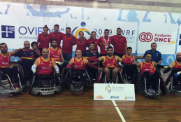 La selección española de rugby en silla de ruedas