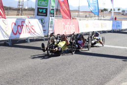 Una de las pruebas para handbikes