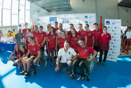 Equipo AXA de Promesas Paralímpicas