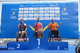 Eva Moral, oro en el Campeonato Europeo de Valencia de Triatlón