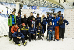El Equipo Allianz de Promesas Paralímpicas de Invierno, al completo