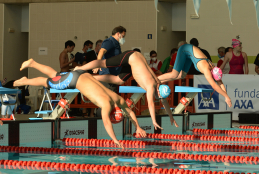 Imagen de un campeonato de natación