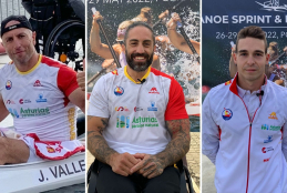 Los tres medallistas españoles en Poznan