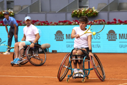 Exhibición tenis en silla Mutua Madrid Open. Foto: MMO