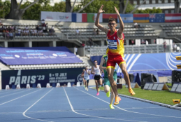 Yassine Ouhdadi consigue la primera medalla de oro para España en los 5.000 m. T13 y billete directo a París 2024 