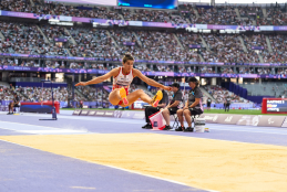 Último salto de plata para Sara Martínez en París 2024 