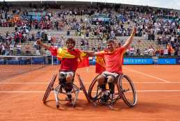 El tenis en silla de ruedas hace historia con su primera medalla