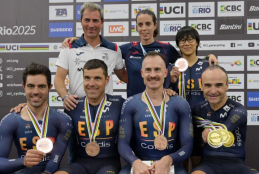  La Selección Española concluye con 9 medallas el Mundial de Ciclismo Paralímpico en Pista de Río de Janeiro