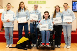 Deportistas becados en el curso 2025/2026