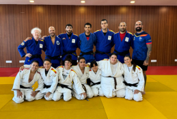 La selección española de judo en Tiflis