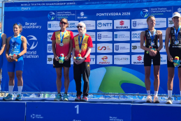 Susana Rodríguez y Sara Pérez en el podio