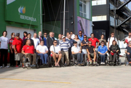 Deportistas paral�mpicos en la Base Iberdrola