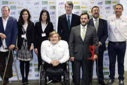 Presentaci�n temporada de vela paral�mpica 2016 en la sede de Iberdrola