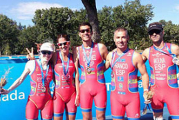 Triatletas espa�oles