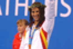 Ana Garc&#237;a-Arcillar tras ganar una medalla en Atenas 2004